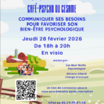 Lire la suite à propos de l’article Le prochain Café psycho du CeSaMe