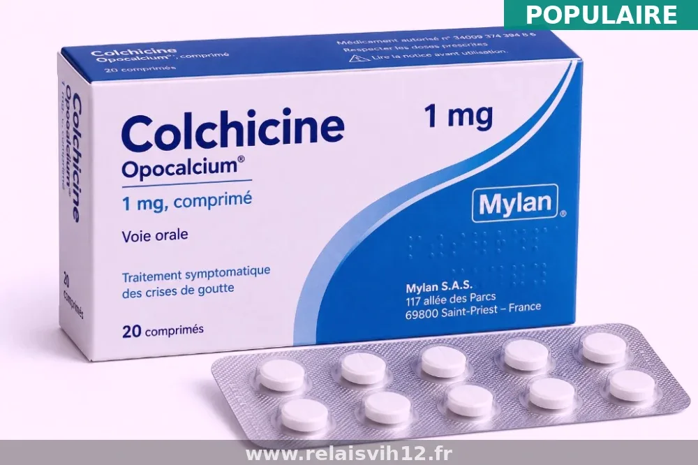Achetez Colchicine 0.5mg sans ordonnance à Marseille — dès 0,55€